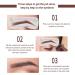 LXZJJM Eyebrow Stamp Stencil Kit - Long-lasting Smudge-free Brow Makeup | Natural and Smooth Texture | Multifunctional | Includes 10 Brow Shapes & Stamps | Reusable eyebrow stencils (01+03) - Buy Online on GoSupps.com