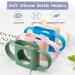 BeautyChen 4 Pack Silicone Baby Bottle Handles for Dr Brown Bottles | Non-Slip Easy Grip | Dishwasher Safe | White Pink Blue Green - Buy Online on GoSupps.com