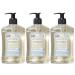 A La Maison Soap - French Liquid Hand Soap - Fresh Sea Salt 16.9 Fl Oz (Pack of 3)