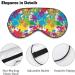 Buy Crazy Camouflage Colored Blots Sleep Mask for Women - Adjustable Eye Shades & Elastic Strap - International Shipping Available - Buy Online on GoSupps.com