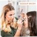 SKISUNO 20pcs Double Brush Makeup Brush Powder Applicator Cosmetics Brush Makeup Tool Golden Aluminum Tube - Buy Online on GoSupps.com