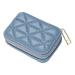 Lipstick Case with Mirror for Purse Travel Makeup Bag Lipstick Holder Bag for New Year Gift Girls Holiday Women Blue
