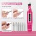 PEACECOLOR Red Mini Nail Drill Machine Electric Nail Files for Beginners Professional Compact Nail Drill Machine Set for Acrylics Nails Electronic Equipment Home Salon DIY Nail Art Use Xa-29 - Buy Online on GoSupps.com