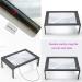 Hanme 5X LED Lighted Full Page Reading Magnifier for Low Vision Seniors - Hands-Free Rectangular Magnifying Glass for Repair and Observation - Buy Online on GoSupps.com