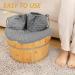 Beavorty Foot Soak Bucket Insulation Covers for Foot Basin in Diameter 38-42cm Foot Tub Covers Foot Bucket Protector Dual Bucket Cotton Foot Basin Covers - Buy Online on GoSupps.com