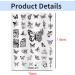 RUNRAYAY Nail Stamping Plates Butterfly Theme Nail Art Plate Stainless Steel Design Stamp Template for Printing Stencil Tools - Buy Online on GoSupps.com