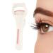 Eoixuqba Small Eyelash Curler | Women Handheld Eyelash Curler Natural Looking Wide Angle Eyelash Curler with Comfortable Grip Portable Makeup Tools for Crimps & Curls Lashes