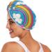 Unicorn & Rainbow Blue Hair Towel 2 Pack - Super Absorbent Quick Dry Hair Turbans for Women & Girls - Buy Online on GoSupps.com