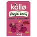 Kallo Beetroot & Three Seeds Veggie Thins Crackers | Healthy Snacks High Fibre Plant Protein Gluten Free & Baked | 100g Single Pack