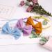 Bow Headbands for Girls - Pack of 18 5 Inch Ribbon Hairbows for Toddlers and Big Girls | Vivid Fashion Accessories with Wrapped Texture - Buy Online on GoSupps.com