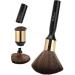 Neck Duster Brush Broken Hair Sweep Brush lengthy Handle Neck Face Cleaning Hairbrush Soft Bristles Tools for Salon The bristles can be washed for barber shops and hair salons. (Black) - Buy Online on GoSupps.com
