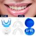 VieBeauti Teeth Whitening Kit - 5X LED Light Tooth Whitener with 35% Carbamide Peroxide - Includes Mouth Trays, Gel, and Tray Case - 10 Minute Timer for Gleaming White Smile - Buy Online on GoSupps.com