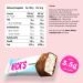 Nicks Keto Riegel Coconut - Low Carb Chocolate Coconut Snacks 163 Calories 3.5g Net Carbs Sugar-Free Gluten-Free 15 Pack - Buy Online on GoSupps.com