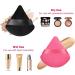 HEYMKGO Velvet Triangle Powder Puff Set - 4 Pcs Reusable Dual-use Makeup Puffs for Pressed Powder, Under Eye, and Facial Cosmetics - Rose - Buy Online on GoSupps.com