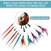 Molain 12Pcs/Set Cat Feather Toys Replacement Cat Wand 6 Worm Refills+5 Natural Feather Teaser Refills+1 Cat Teaser Wand Interactive Teaser Toy for Indoor Cats Kittens 12pcs Cat Feather Toys - Buy Online on GoSupps.com