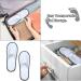 Buy Satinior 12 Pairs Disposable House Shoes - Comfortable Velvet Spa & Hotel Footwear for Men & Women | Closed Toe Design Ideal for Guests & Parties - Buy Online on GoSupps.com