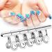 5pcs Stainless Steel C-Curve Nail Extension Clips - Multifunctional Nail Tool for Perfect Extensions - Buy Online on GoSupps.com
