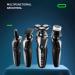 Electric Shaver Hair Clipper Nose Hair Trimmer face Washer 4 in 1-Three Floating Cutter Heads Double Ring Cutter net Avoid Pinching Your Beard Body wash Digital Display Large Capacity Battery - Buy Online on GoSupps.com