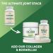 Glucosamine Chondroitin Triple Strength (1,500mg Glucosamine Sulfate 1,200mg Chondroitin) 180 Tablets Two Month Supply (Joint Support Supplement) Gluten Free Non-GMO by Double Wood - Buy Online on GoSupps.com