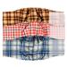 Hi Sprout Reusable dog diaper for male washable dog belly tape durable and absorbent cloth 3 pieces colorful check patterns size L l l.