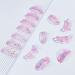 Libeauty Lash Lift Rods New Self Adhesive Eyelash Lift Pads Cute Chinchilla-Shape Lash Perm Rod Soft Silicone Lash Lift Shields 7 Size DIY Eyelash Curl Tool
