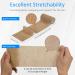 Self-Adhesive Fixing Bandage 10cm x 4.5m - 6 Rolls | Cohesive Elastic Bandage for First Aid Dog Veterinary Wrapping & Sports | Skin Color - Buy Online on GoSupps.com