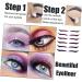 OHPHCALL Makeup Brishes 6Pcs Eyeliner glitter stickers makeup tape double eyelid tape Double Eyelid Strips cosmetics eyelash - Buy Online on GoSupps.com