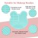 VOVCIG 3pcs Makeup Brush Cleaner Mat & Portable Drying Net - Silicone Cleaning Pad for Sponges & Powder Puffs - Foldable Washing Tools for Easy Brush Care - Buy Online on GoSupps.com