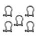 5 Pieces Stainless Steel 316 Bow Shackle 5/32" (4mm) Marine Grade