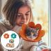 Adjustable Cat Recovery Collar 2 PCS Post Surgical Soft Pet Protection Collar for Kitten Cats Puppy (Blue & Orange) Boy - Buy Online on GoSupps.com