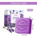  Zimoer Lavender Soap Natural Soap with Essential Oils 2 Pcs Moisturizing Hand Soap Solid Soap 100g for Hair Face Body Handmade Soap for Bathroom Wash - Buy Online on GoSupps.com