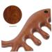 BCOATH Fish-Shaped Massage Comb - Wide Tooth Wooden Scalp Massager for Women | Portable Hair Pick for Relaxation and Relief - Buy Online on GoSupps.com