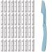 Dove of peace Replacement Blade Dermaplaning Tool Stainless Steel Eyebrow Trimmer (Blade) Blue