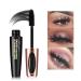 5D Silk Fiber Lash Mascara Waterproof 5D Fiber Mascara Luxuriously Longer Thicker Voluminous Eyelashes Long Lasting Charming Eye Makeup Lasting All Day Smudge Proof Eyelashes (2PCS)