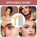 Marscara Guide Template Silicone Shield Template Applicator Guide - Multi-Functional Makeup Aid Tool for Daily Use Dating Night Out Yellow + Eyelash Brush - Buy Online on GoSupps.com