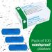 HypaPlast Blue Visually Detectable Plasters - 7.2x2.5cm (Pack of 100) | International Shipping Available - Buy Online on GoSupps.com