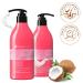 Keratin Shampoo & Conditioner Set - 2 x 33.8 Fl Oz | Nourishing Formula for Damaged Hair | Color Safe, Anti Frizz, Sulfate & Paraben Free - Buy Online on GoSupps.com