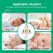 Light Silicone Pacifier Set - BPA-Free 0-6m Safe & Flexible Design (4 Pieces) - Buy Online on GoSupps.com