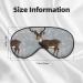Grey Plum Deer Unisex Adjustable Blackout Sleep Eye Mask - Perfect for Travel Yoga Office & Naps - Buy Online on GoSupps.com