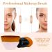QiBusLeen Kabuki Foundation Makeup Brush - Large Body Brush for Blending Liquid Makeup, Cream, and Powder Cosmetics with Portable Case (Black) - Buy Online on GoSupps.com