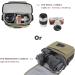 Besnfoto Small Mirrorless Camera Shoulder Bag - Waterproof Canvas Compact Messenger Bag for Men and Women, Army Green - Buy Online on GoSupps.com