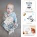 Fvntuey Baby Shower Gifts Set - Newborn Blanket, Baby Lovey, Wooden Rattle Toy, Funny Bibs, Socks & Greeting Card - Baby Boy Gift Basket with Neutral Fox Design - Buy Online on GoSupps.com