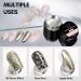 Makartt Chrome Nail Polish Gel: Gold and Silver Metallic - Nail Art Design 3d Hard Liner Paint - Quick Dry 30s Under UV - Buy Online on GoSupps.com