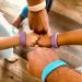 Refillable Youth Silicone Sanitizer Bracelet - Y2020 Nude - Multicolored - 7.0 Inches - Buy Online on GoSupps.com