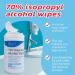 Pharma-C 70% Isopropyl Alcohol Wipes 175ct - Antiseptic Wound Cleaner - MADE IN USA - Buy Online on GoSupps.com