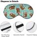 Sloth & Polka Dots Sleep Mask - Adjustable Eye Cover for Sleeping & Travel - Buy Online on GoSupps.com