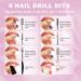 Heartyfly Nail Drill - 35000 RPM Electric File for Gel Nails | Adjustable Speed, Professional Tool for Acrylic & Cuticles - Buy Online on GoSupps.com