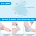 DYKOOK Heel Protectors and Support - 2 Pairs Heel Cushion Pads for Men and Women - Soft Heel Guard Insert Sleeve for Pain Relief and Blister Prevention (Blue) - Buy Online on GoSupps.com