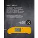 Superfast Thermapen One Thermometer - Instant Read Digital Cooking Thermometer for Meat Grilling Baking & Frying (Yellow) - Buy Online on GoSupps.com