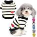 Zweitea dog shirts for small dogs summer basic t-shirt stripes puppy clothes love heart sweatshirt soft cotton tea shirt pet pullover chihuahua clothing yellow l l yellow
